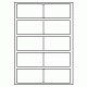 540 - Label Size 97mm x 50mm - 10 labels per sheet